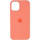 Чехол Silicone Case (AA) для Apple iPhone 12 Pro Max (6.7") ( Розовый/Flamingo)