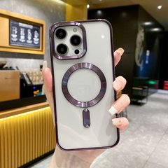 Чохол для iPhone 14 Pro Open Shining With MagSafe Dark Purple