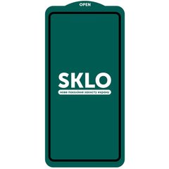 Защитное стекло SKLO 5D (full glue) для Samsung Galaxy A23 4G, Черный