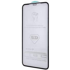 Захисне скло 5D Hard (full glue) (тех.пак) для Apple iPhone 14 Pro (6.1") Чорний