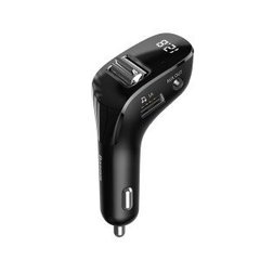 FM-трансмітер Baseus Streamer F40 AUX wireless MP3 car charger, Черный