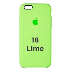 Чехол silicone case for iPhone 6/6s Lime / зеленый