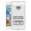 5D скло для Apple Iphone 7/8/SE (2020) Біле - Клей по всій площині, Білий