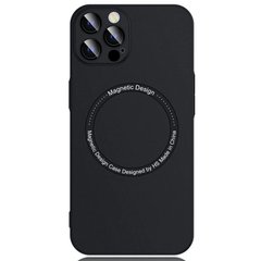 Чохол для iPhone 14 Plus Magnetic Design with MagSafe Black