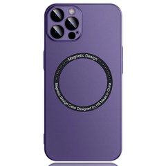 Чохол для iPhone 14 Plus Magnetic Design with MagSafe Purple