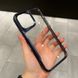 Чехол для Iphone 12 Pro Max Metal HD Clear Case Titanium Blue
