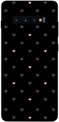 Чехол для Samsung Galaxy S10+ PandaPrint Сердечки паттерн