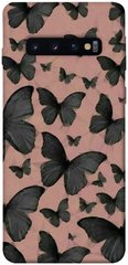 Чехол для Samsung Galaxy S10 PandaPrint Порхающие бабочки паттерн