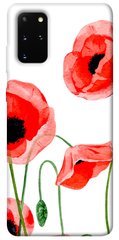 Чохол для Samsung Galaxy S20 + PandaPrint Акварельні маки квіти