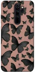 Чехол для Xiaomi Redmi Note 8 Pro PandaPrint Порхающие бабочки паттерн