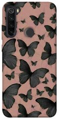 Чехол для Xiaomi Redmi Note 8T PandaPrint Порхающие бабочки паттерн