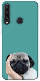 Чехол для Huawei Y6p PandaPrint Спящий мопс животные