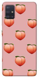 Чехол для Samsung Galaxy M51 PandaPrint Персики паттерн