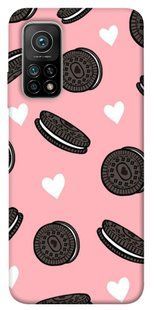 Чехол для Xiaomi Mi 10T PandaPrint Печенье Opeo pink для паттерн