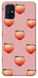 Чохол для Samsung Galaxy M31s PandaPrint Персики патерн