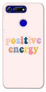 Чехол для Huawei Honor View 20 / V20 PandaPrint Positive energy надписи