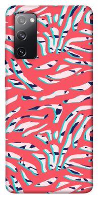 Чохол для Samsung Galaxy S20 FE PandaPrint Red Zebra print патерн