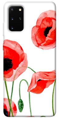 Чехол для Samsung Galaxy S20+ PandaPrint Акварельные маки цветы