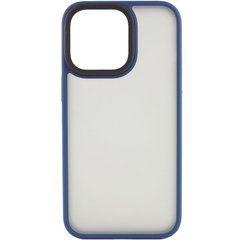 TPU+PC чехол Metal Buttons для Apple iPhone 13 (6.1") Синий