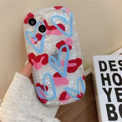 Чехол для iPhone 13 Pro Max Pearl Leopard Love Case Pink