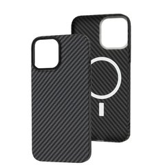 Чохол для iPhone 13 Pro Max Carbon Case with MagSafe Black