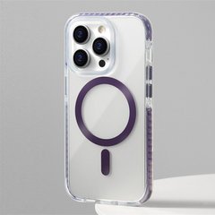 Противоударный чехол для iPhone 14 Plus Shield with Magsafe Purple