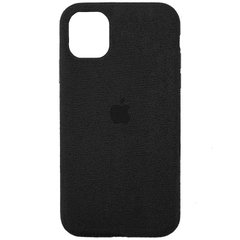 Чехол ALCANTARA Case Full для Apple iPhone 12 Pro / 12 (6.1"") Черный