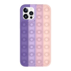 Чехол для iPhone 12 Pro Pop-It Case Поп ит Glycine/Pink Sand