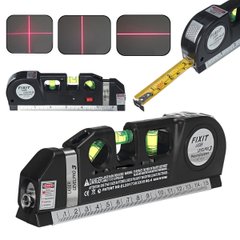 Лазерный уровень c рулеткой и линейкой level meter