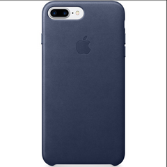 Чохол Apple Leather Case for iPhone 8 Plus / 7 Plus Midnight Blue