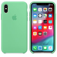 Чохол silicone case for iPhone XR Spearmint М'ятний