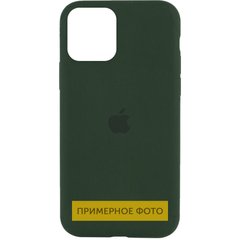 Чехол Silicone Case Full Protective (AA) для Apple iPhone SE (2020) (Зеленый / Cyprus Green)
