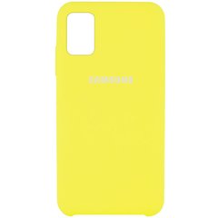 Чехол Silicone Cover (AAA) для Samsung Galaxy M51 (Желтый / Bright Yellow)