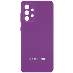 Чехол Silicone Cover Full Camera (AA) для Samsung Galaxy A23 4G Фиолетовый / Grape