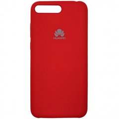 Накладка Silicone Cover for Huawei Y6 2018 Red