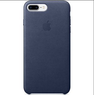 Чохол Apple Leather Case for iPhone 8 Plus / 7 Plus Midnight Blue