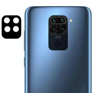 Гибкое ультратонкое стекло Epic на камеру для Xiaomi Redmi Note 9 / Redmi 10X, Черный