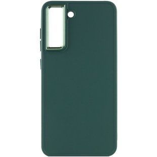 TPU чохол Bonbon Metal Style для Samsung Galaxy S24 (Зелений / Pine green)