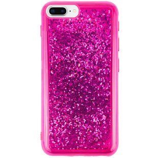 TPU + PC чохол Sparkle (glitter) для Apple iPhone 7 plus / 8 plus (5.5 ") (Малиновий)