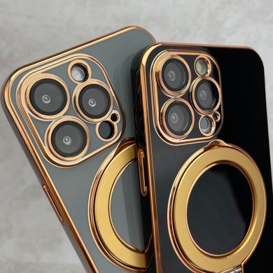 Чехол с подставкой для iPhone 14 Pro Max Circle Stand MagSafe Gray