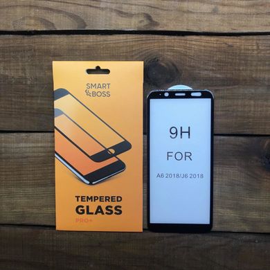 5D стекло для Samsung Galaxy A6 2018 / J6 2018 Premium Smart Boss™ Черное