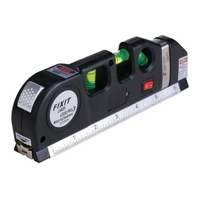 Лазерный уровень c рулеткой и линейкой level meter
