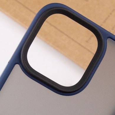 TPU+PC чехол Metal Buttons для Apple iPhone 13 Pro (6.1"") Синий