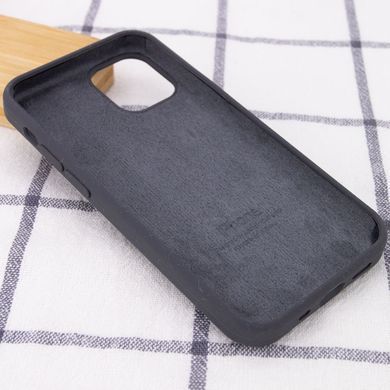 Чехол для iPhone 14 Plus Silicone Case Full / закрытый низ Серый / Dark Grey