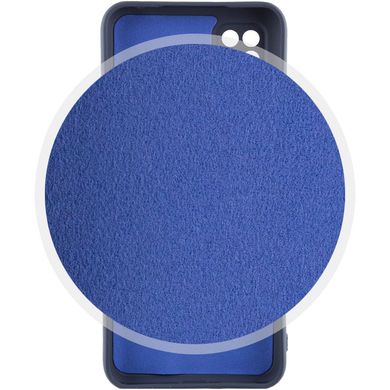 Чехол для Xiaomi Redmi 9C Silicone Full camera закрытый низ + защита камеры Синий / Midnight blue