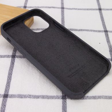 Чехол silicone case for iPhone 12 mini (5.4") (Серый/Dark grey)