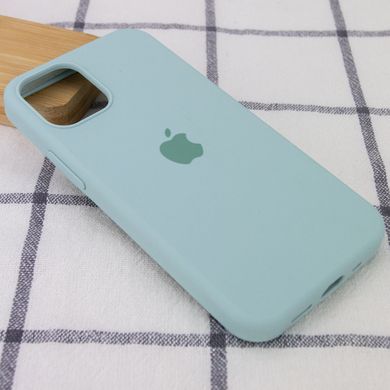 Чехол Silicone Case Full Protective (AA) для Apple iPhone 12 mini (5.4") (Бирюзовый / Turquoise)