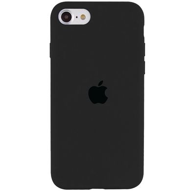 Чехол Silicone Case Full Protective (AA) для Apple iPhone SE (2020) (Серый / Dark Grey)