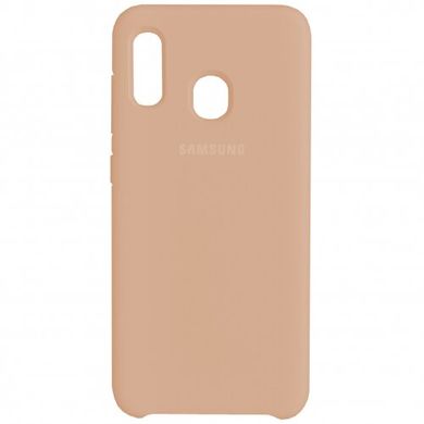 Накладка Silicone Cover for Samsung A30 / A20 2019 Pink Sand
