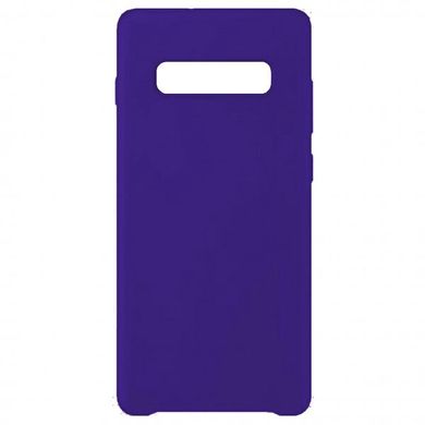Накладка Silicone Cover for Samsung S10 plus Purple